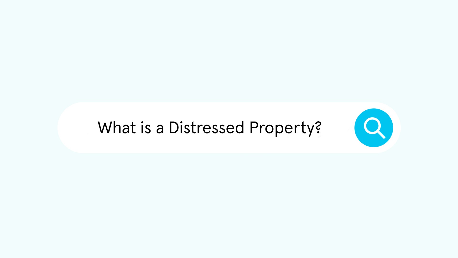 What Is a Distressed Property?